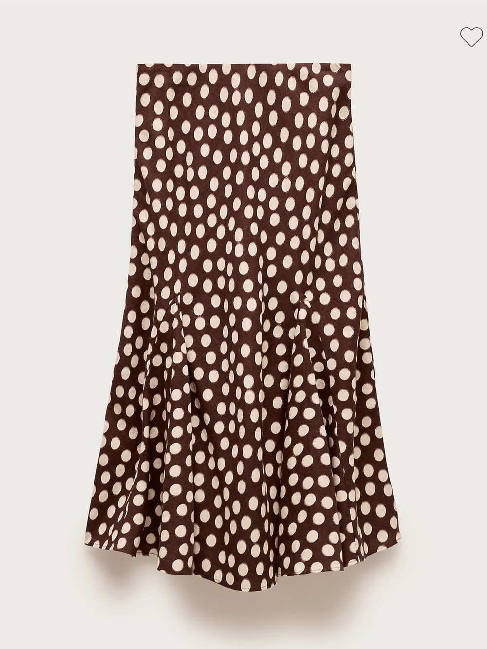 J.Crew Tall Gwyneth flounce-hem slip skirt in linen dot